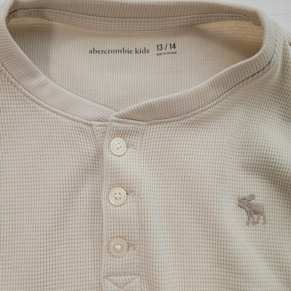 Lot 3 Abercrombie Kids Boys 13/14 Performance Hoodies and Waffle Henley Shirt - Picture 10 of 12